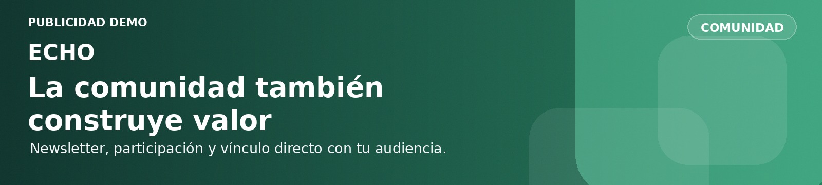 DEMO · Echo · Comunidad